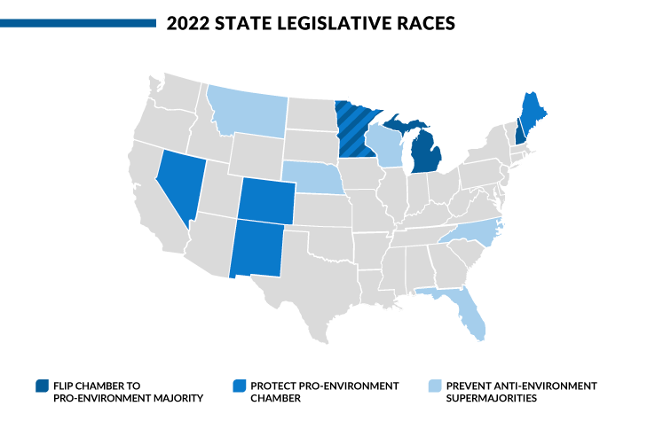 2022  State legislative priority map